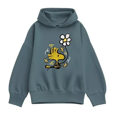 Woodstock Flower Womens Long Sleeve Peanuts Hoodie