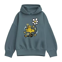 Woodstock Flower Womens Long Sleeve Peanuts Hoodie