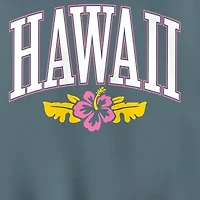 Hawaii Hibiscus Womens Long Sleeve Hoodie
