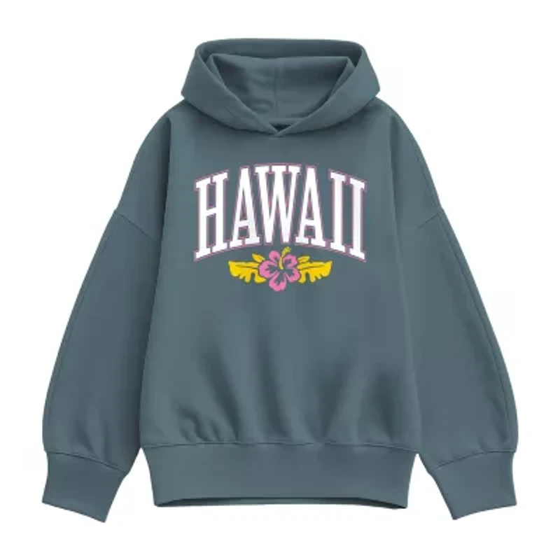 Hawaii Hibiscus Womens Long Sleeve Hoodie