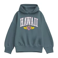 Hawaii Hibiscus Womens Long Sleeve Hoodie