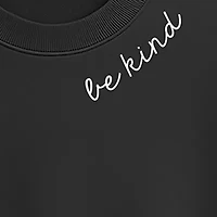 Be Kind Womens Crew Neck Long Sleeve Pullover Sweater