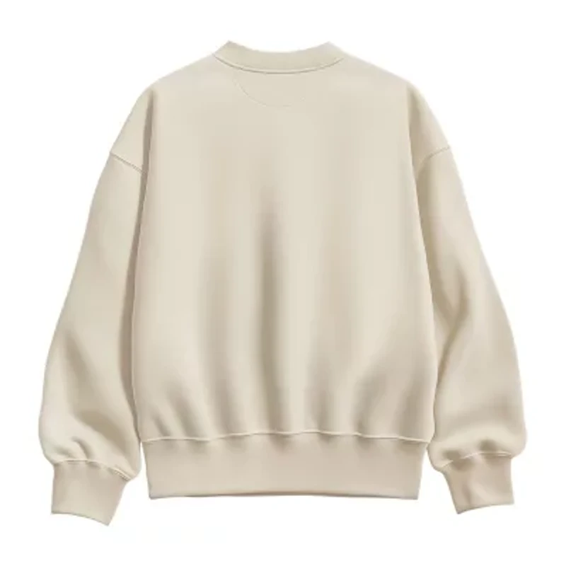 Nurse Flowers Womens Crew Neck Long Sleeve Pullover Sweater