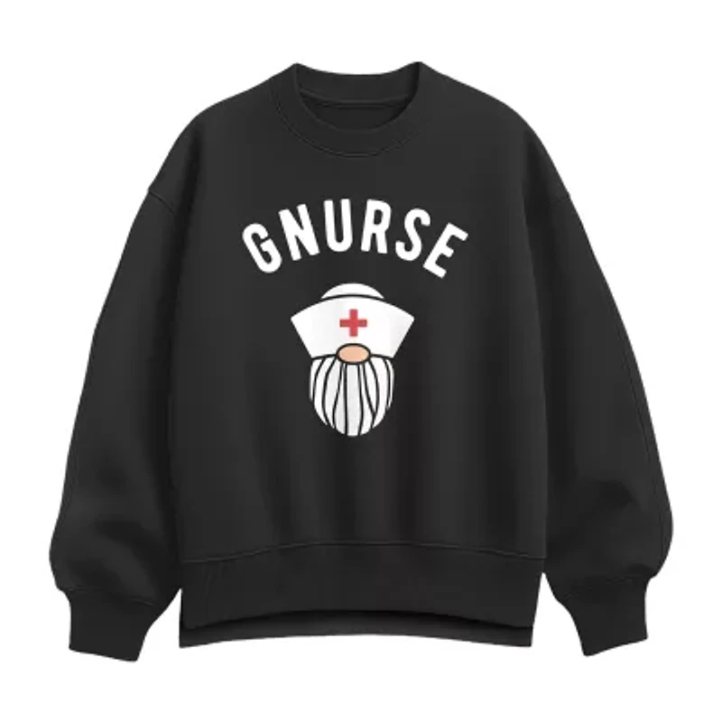 Gnurse Womens Crew Neck Long Sleeve Pullover Sweater