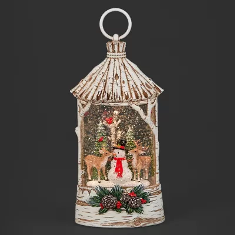 Roman 10"H Lighted Swirl Igloo With Polar Bears Christmas Tabletop Decor