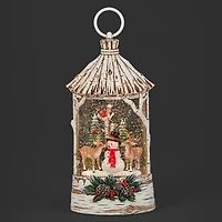 Roman 10"H Lighted Swirl Igloo With Polar Bears Christmas Tabletop Decor