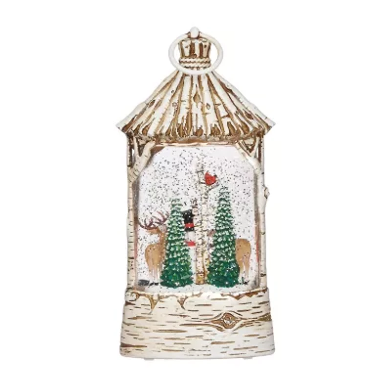 Roman 10"H Lighted Swirl Igloo With Polar Bears Christmas Tabletop Decor