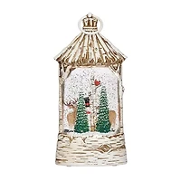 Roman 10"H Lighted Swirl Igloo With Polar Bears Christmas Tabletop Decor