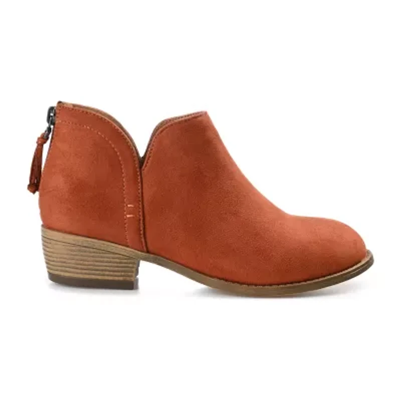 Journee Collection Womens Livvy Block Heel Booties