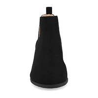 Journee Collection Womens Mylee-Wd Wedge Heel Booties Wide Width