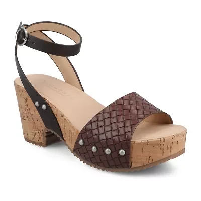 Journee Collection Womens Wedge Sandals