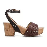 Journee Collection Womens Wedge Sandals