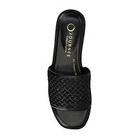 Journee Collection Womens Flat Sandals