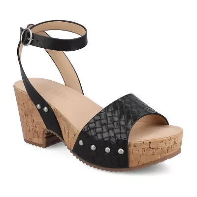 Journee Collection Womens Wedge Sandals