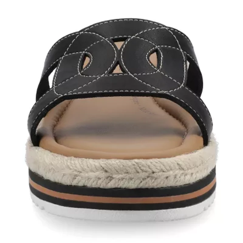 Journee Collection Womens Slide Sandals