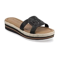 Journee Collection Womens Slide Sandals