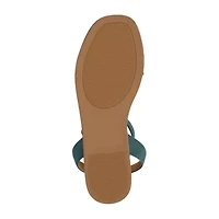 Journee Collection Womens Ankle Strap Flat Sandals