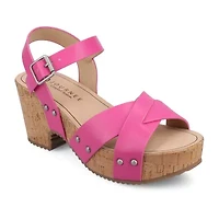 Journee Collection Womens Wedge Sandals