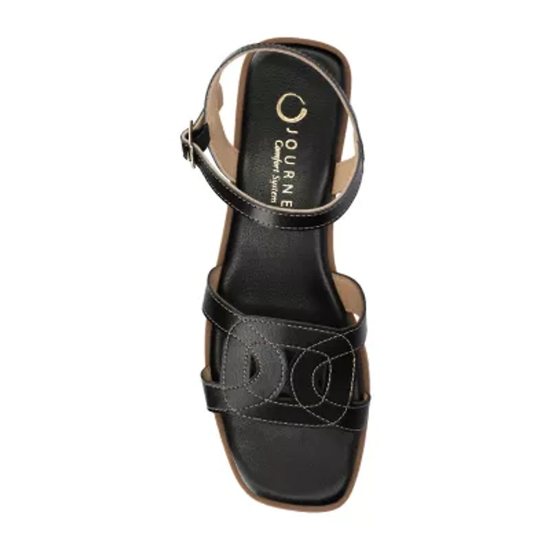 Journee Collection Womens Flat Sandals
