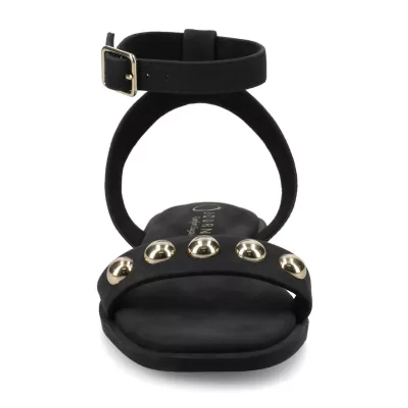 Journee Collection Womens Ankle Strap Flat Sandals