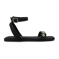 Journee Collection Womens Ankle Strap Flat Sandals