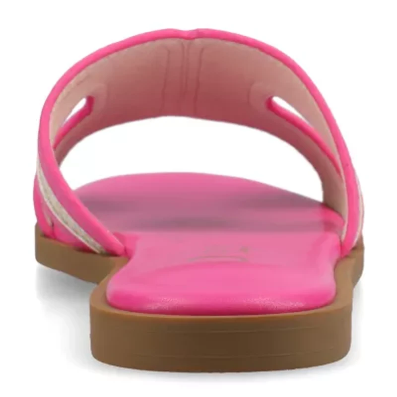 Journee Collection Womens Flat Sandals