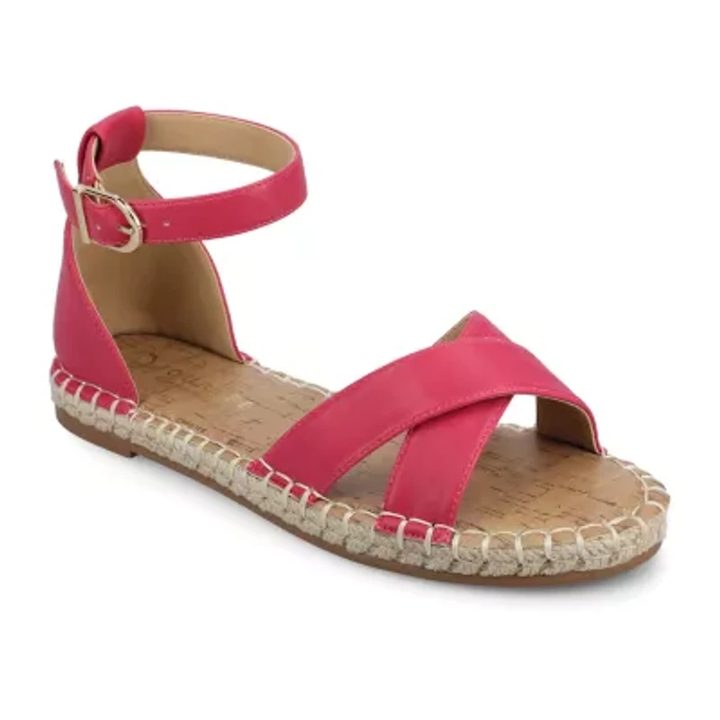 Journee Collection Womens Strap Sandals