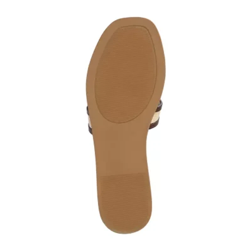 Journee Collection Womens Flat Sandals
