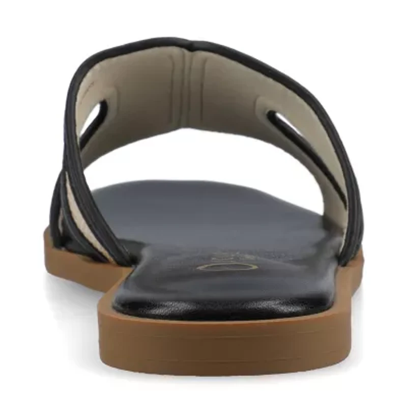 Journee Collection Womens Flat Sandals