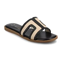 Journee Collection Womens Flat Sandals