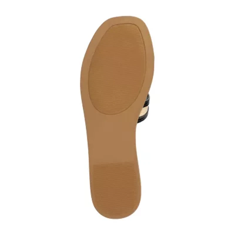 Journee Collection Womens Flat Sandals
