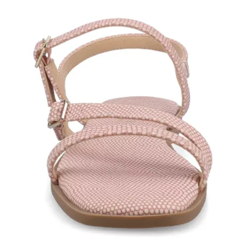 Journee Collection Womens Slingback Strap Flat Sandals