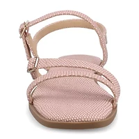 Journee Collection Womens Slingback Strap Flat Sandals