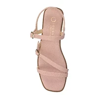Journee Collection Womens Slingback Strap Flat Sandals