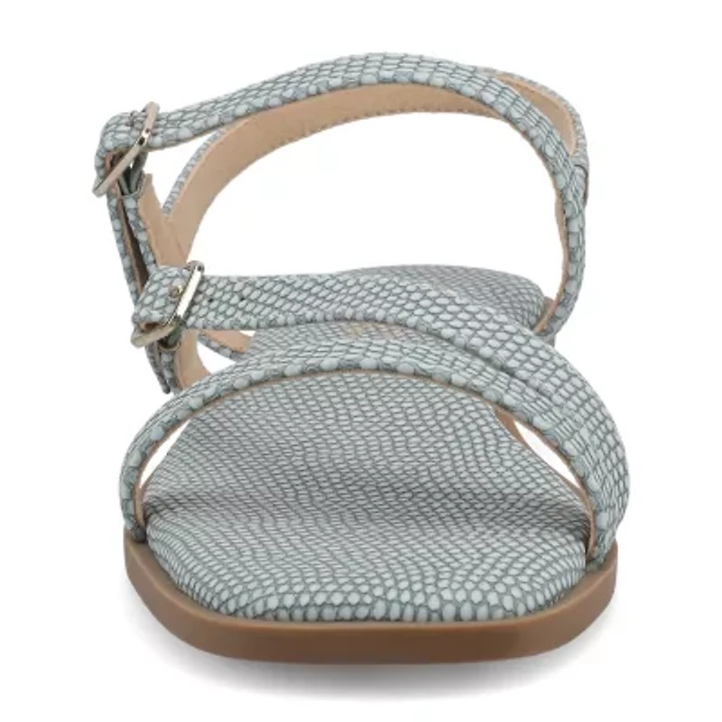 Journee Collection Womens Slingback Strap Flat Sandals