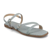 Journee Collection Womens Slingback Strap Flat Sandals