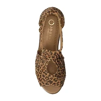Journee Collection Womens Wedge Sandals