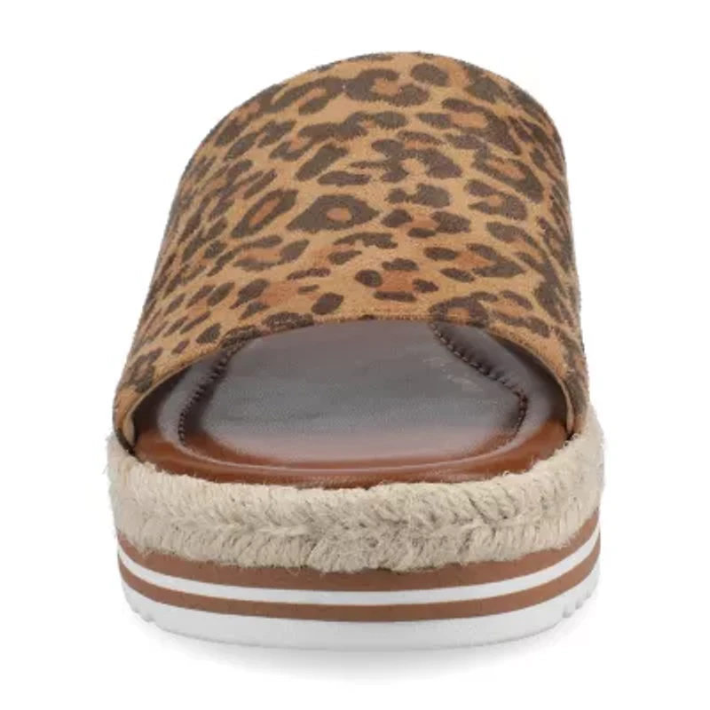 Journee Collection Womens Slide Sandals