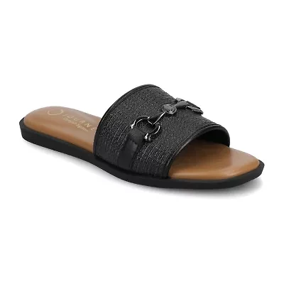 Journee Collection Womens Flat Sandals