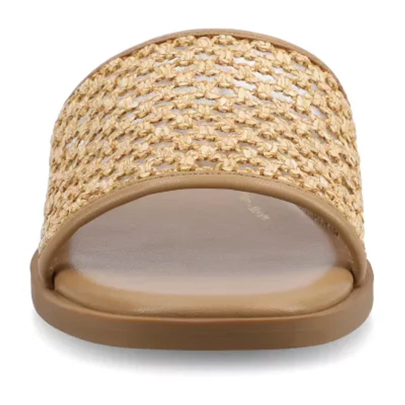 Journee Collection Womens Flat Sandals
