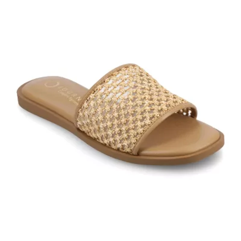 Journee Collection Womens Flat Sandals