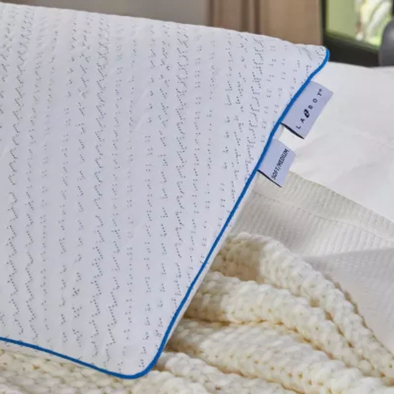La-Z-Boy Serene Foam Density Pillow Traditional/ Soft-Medium, Standard