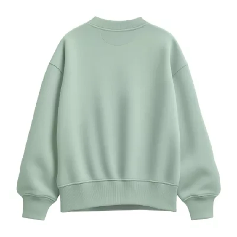 Daisy Frame Womens Crew Neck Long Sleeve Daisy Duck Pullover Sweater