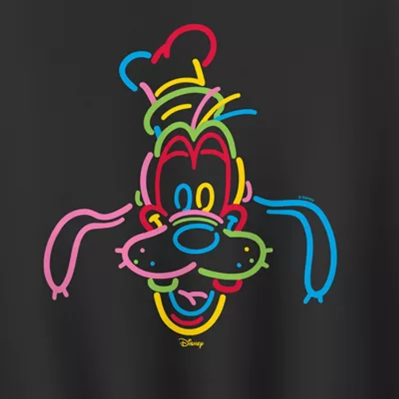 Womens Crew Neck Long Sleeve Goofy Pullover Sweater