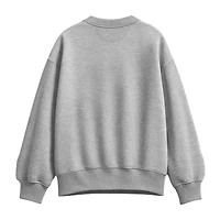 Mouse Womens Crew Neck Long Sleeve Mickey Mouse Pullover Sweater