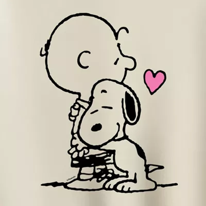 Charlie Hug Womens Crew Neck Long Sleeve Snoopy Pullover Sweater