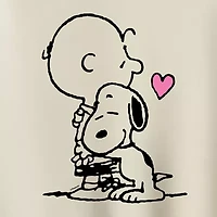 Charlie Hug Womens Crew Neck Long Sleeve Snoopy Pullover Sweater