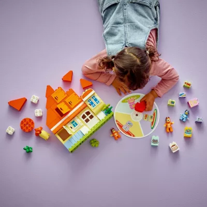 LEGO® DUPLO® Bluey Bluey'S Family House With Memory Game Building Set 83-pc.