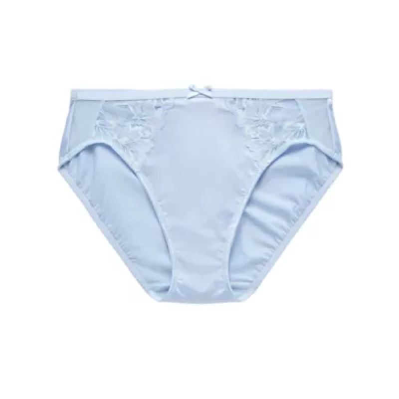 Ambrielle Tulip Lace Shine High Cut Panty