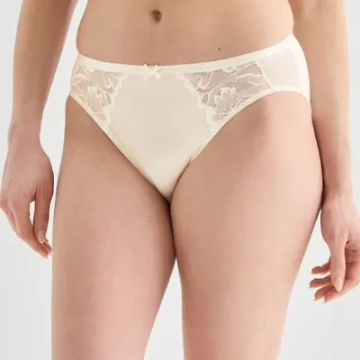 Ambrielle Tulip Lace Shine High Cut Panty